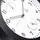 Nextime Daisy 25,5 cm Ø 25,5 cm schwarz