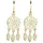 Elli Ohrhänger Traumfänger Federn gold 925 Sterling Silber onesize