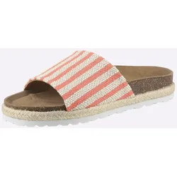 Pantolette BIO TIME, Gr. 36, orange (terra), Textil, sportlich, Schuhe