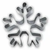 Städter Ausstechform Schneeflocke Edelstahl 6,5 cm