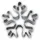 Städter Ausstechform Schneeflocke Edelstahl 6,5 cm