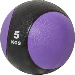 Medizinball aus Gummi 1 - 10 kg bunt|WEISS 55 kg