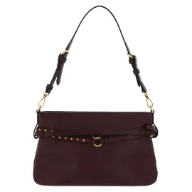 PINKO Belt Bag Mini Schultertasche Leder Burgundy Wine