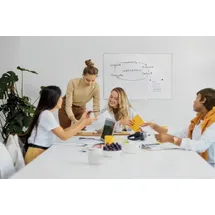 Bi-Office Whiteboard New Generation 180 x 120 cm Grau/Weiß