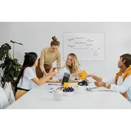 Bi-Office Whiteboard New Generation 180 x 120 cm Grau/Weiß