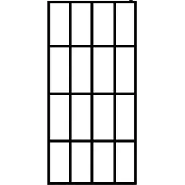 vidaXL Duschwand für Walk-in Dusche Klares Sicherheitsglas 80x195 cm