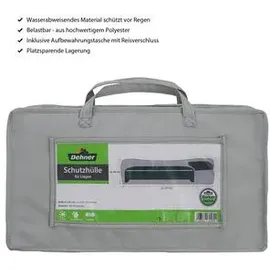 Dehner Abdeckung für Gartenliege 210 x 75 x 40 cm Grau