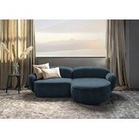 furninova Ecksofa »Bubble, Designsofa mit hochwertiger Detailverarbeitung, L-Form«, sehr komfortabel durch Memoryschaum, im skandinavischen Design, blau