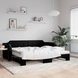 vidaXL Tagesbett 80 x 200 cm Schwarz