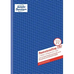 Avery Zweckform Reparaturauftrag A4 SD 1. und 2. Blatt bedruckt 2x40 Blatt