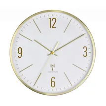 TFA Funk Wanduhr 30,0 cm 60.3534.53 gold