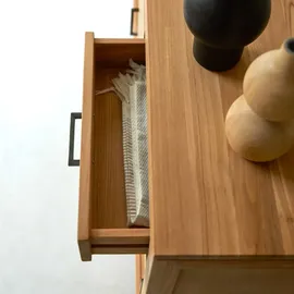Tikamoon Highboard 150 cm Beige / Braun