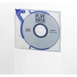 Durable Quickflip CD-Box für 1 CD 10er Pack