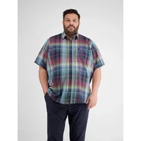 Lerros Sommerliches Karohemd in Übergrößen - earth Red -