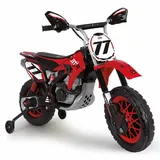 INJUSA Cross Thunder Kinder-Elektromotorrad rot/schwarz (12 V)