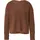 s.Oliver Grobstrickpullover mit V-Ausschnitt Braun 46