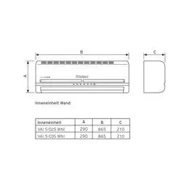 Vaillant VAF5-080W4NO weiß MultiSplit