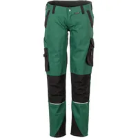 Planam Norit Damen Shorts Grün/Schwarz M