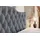 altdecor Boxspringbett mit Fußteil, H4 Matratze und Topper - 180x200 cm - VILA-1-Z - Dunkelgrau Samt - Polsterbett mit Bettkasten und Lattenrost, ... - Dunkelgrau