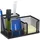 Relaxdays Schreibtisch-Organizer Metall 18,5 x 9,5 x 10,0 cm Schwarz 3 St.