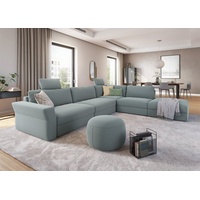 sit&more Ecksofa »Cadabra«, blau