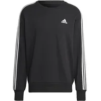 Adidas Essentials French Terry 3-Streifen Sweatshirt Black S