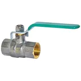 Hermann Schmidt DVGW Kugelhahn für Trinkwasser 1" IG-IG mit langem Hebel ohne Entleerung