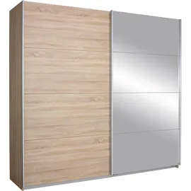Rauch Schwebetürenschrank Quadra 226 x 230 x 62 cm Beige/Braun