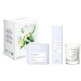 Kerasilk Kit für die Reparatur und Haarpflege enthält regenerierende Maske 200 ml Regenerierender Balsam 75 ml Duftkerze 75 g