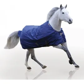Bucas Irish Turnout Light 50g Regendecke 120 cm Navy/Gold