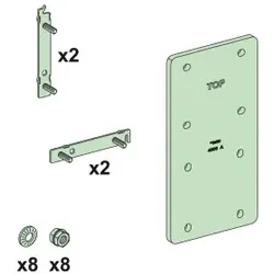 Schneider Electric LVS04607 PrismaSeT-P, Linergy LGYE, Verbindung, vertikal, 3200-4000A