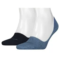 Calvin Klein 2P Lucca No Show Sock Jeansblau Gr 39/42 Herren