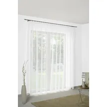 Wirth Gardine WIRTH "Manuela", weiß, B:500cm H:210cm, Voile, Polyester, Gardinen, Gardine, Store