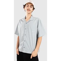 Monet Skateboards Stripe Crop Hemd blue Gr. XL