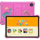 Tablet 10 Zoll, 6GB RAM+64GB ROM Android 13 Tablet für Kinder, 8MP+5MP, 1280x800 IPS WiFi6 Tablet für Kinder mit Hülle Lerntablett/Kindersicherung - Rosa