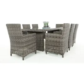 CLP Fontana XL Set 9-tlg. grau meliert/eisengrau