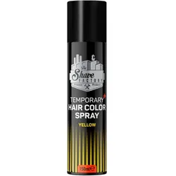 The Shave Factory Temporary+ Hair Color Spray Yellow 150 ml