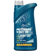 MANNOL 1L Mannol 4-Takt Motorbike 20W-50 HD Motoröl