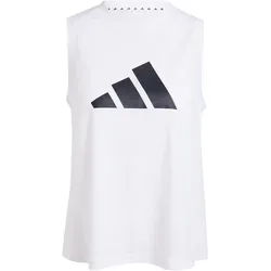 adidas Performance Train Essentials Big Performance Logo Trainings-Tanktop Damen 001A - white/black S