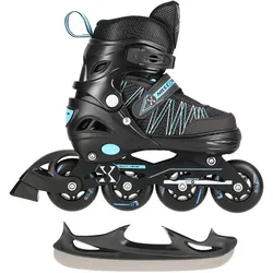 Inliner Mit Der Austauschbaren Eishockey-kufe Nils Extreme NH11912 SCHWARZ|BLAU 39/42