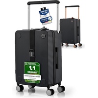 EXPLOORE Handgepäck Koffer Trolley-Leicht,klein,Koffer Handgepäck Trolley mit 4 Rädern,Carry on Luggage mit TSA-Schloss,BusinessTrolley,