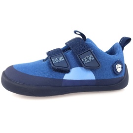 Affenzahn Kinder Sneaker Barfußschuhe COTTON Lucky Bär Blau