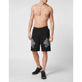 Plein Sport Shorts Tiger schwarz | weiß 31-32