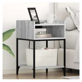 vidaXL Nachtschrank 2 pcs 40 x 40 x 61 cm Grau