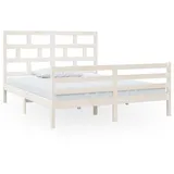 Nettlife Bett, Weiß, Holz, 160x200 cm, Schlafzimmer, Betten
