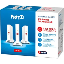 AVM FRITZ!Mesh Set 4200 3er-Set