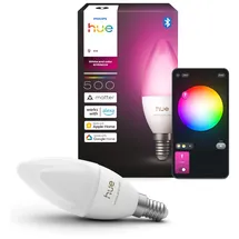 Philips LED-Kerzenlampe 1er Pack 500 lm B39 1 W warmweiß