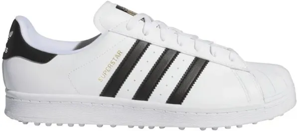 adidas Golfschuhe Superstar weißschwarzgold