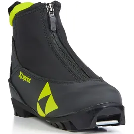 Fischer XJ Sprint Junior Langlaufskischuhe Schwarz/Gelb 31