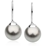Nenalina Ohrhänger Hänger Basic Synthetische Perle 925 Silber silber 925